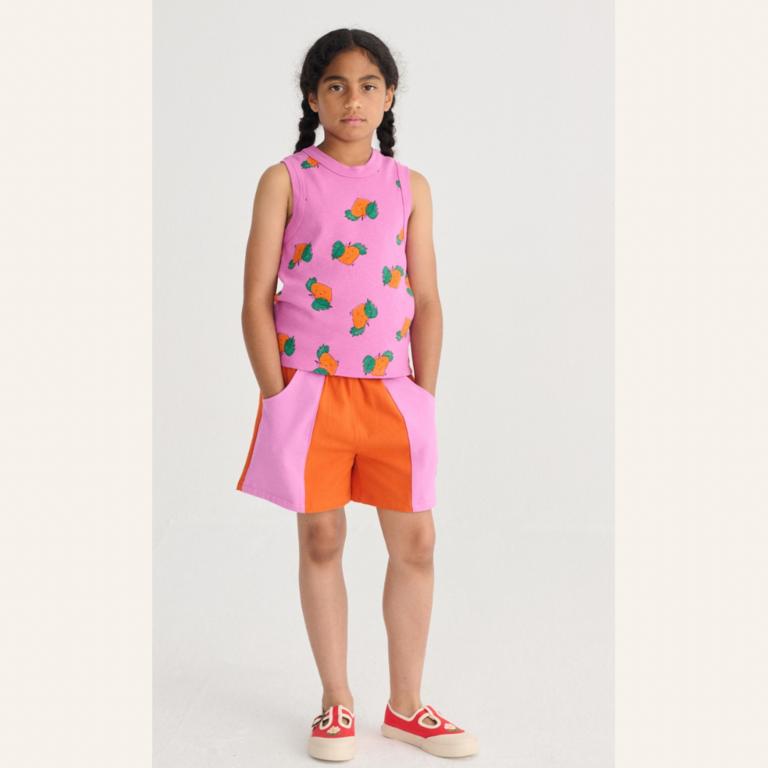 Bobo Choses Bobo Choses Color block woven short