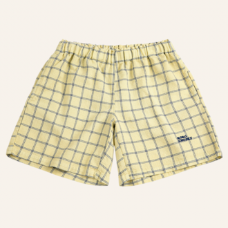 Bobo Choses Bobo Choses Spicy window pane woven bermuda short