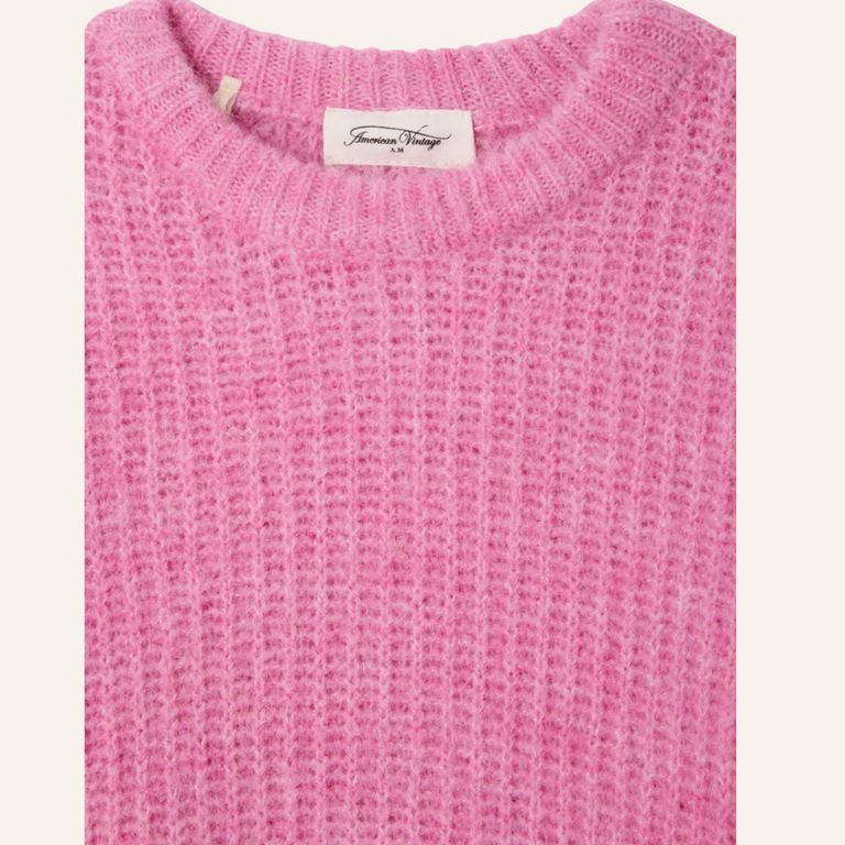 American Vintage AMV Pull East - Rose Bubble Chine