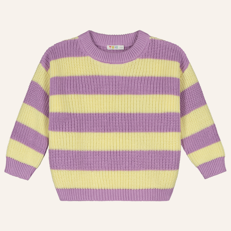 Yuki Yuki Stripes knitted sweater - Ice Cream