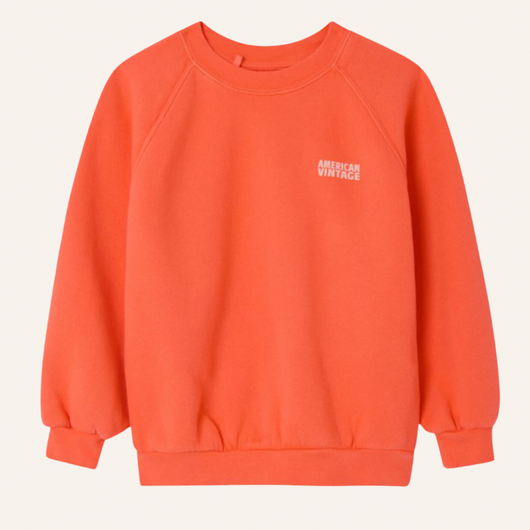 American Vintage AMV kid sweatshirt Izubird - Vintage Mandarin Tree