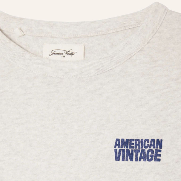 American Vintage AMV Ykobow T-shirt - Arctique Chine