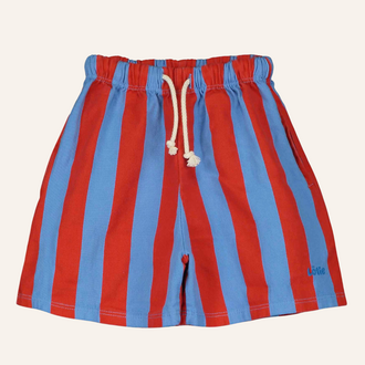 Lötiekids Lötiekids Short | Baja Blue & Big Red Stripes
