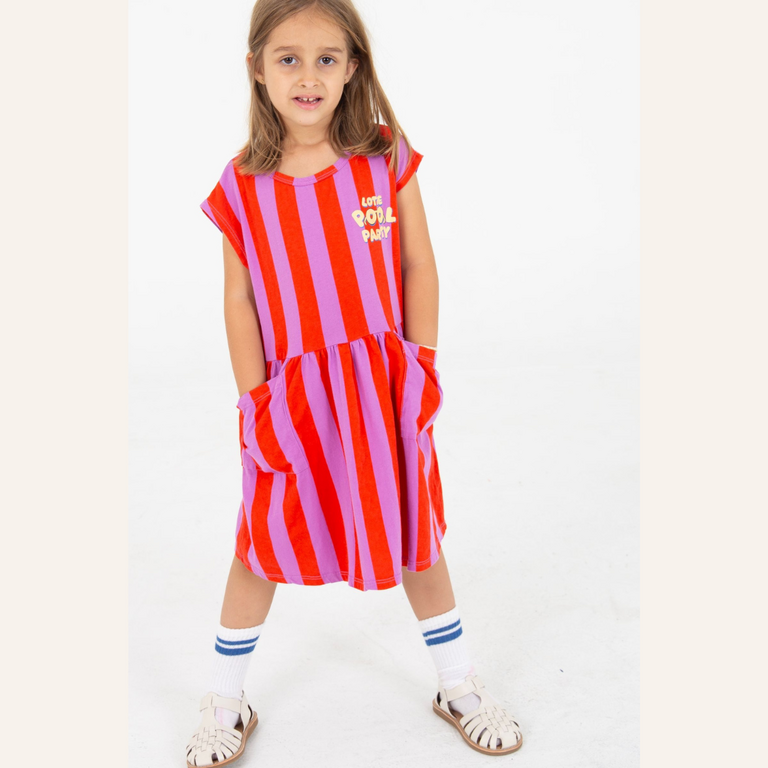 Lötiekids Lötiekids Dress Stripes | Magenta