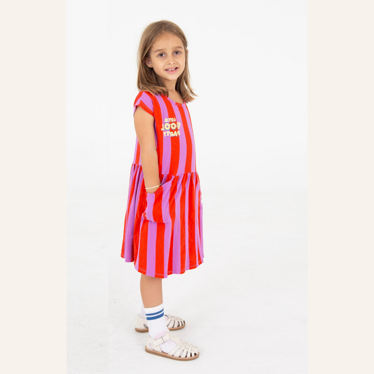 Lötiekids Lötiekids Dress Stripes | Magenta