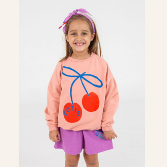 Lötiekids Lötiekids Sweatshirt Cherry | Clay Pink