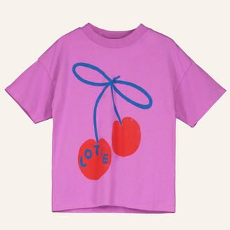 Lötiekids Lötiekids T-shirt Cherry | Magenta