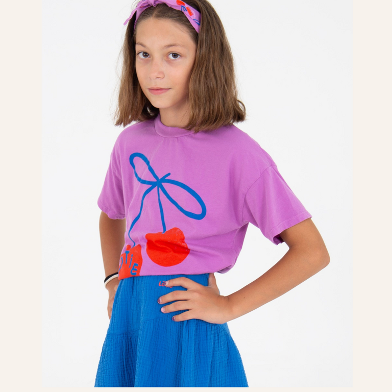 Lötiekids Lötiekids T-shirt Cherry | Magenta