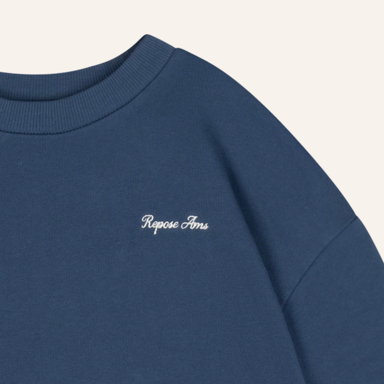 Repose AMS Repose AMS Cozydrop sweater - Deep sea blue