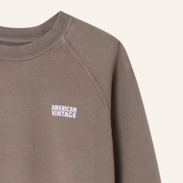 American Vintage American Vintage Sweatshirt Izubird - Cendre vintage