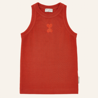 Petit Blush Petit Blush Rib singlet - Burnt brick