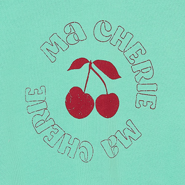 Petit Blush Petit Blush T-shirt Ma Cherie - Ocean