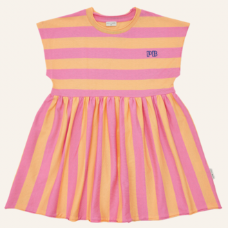 Petit Blush Petit Blush Stripe dress - Rose/peach