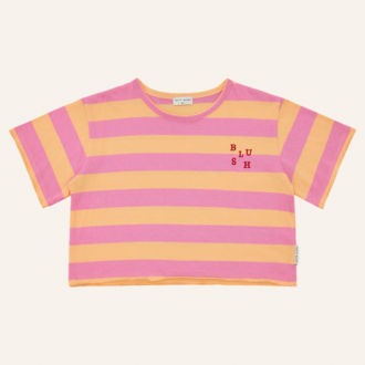 Petit Blush Petit Blush stripe shirt - Rose/Peach
