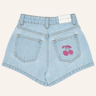 Petit Blush Petit Blush Jeans short - Washed light blue