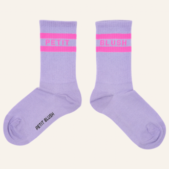 Petit Blush Petit Blush Sport socks - Violet/neon pink