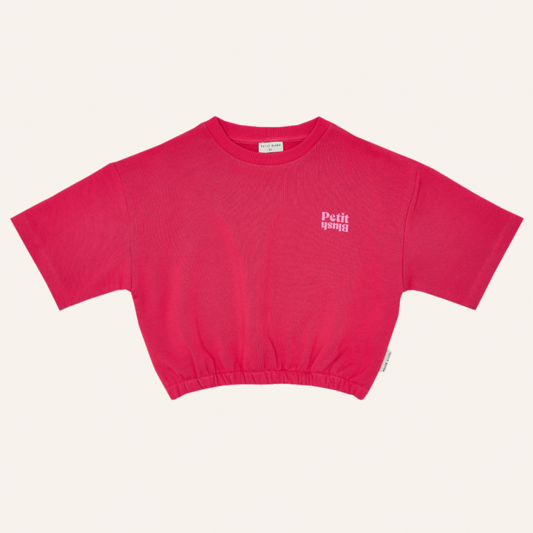 Petit Blush Petit Blush T-shirt Elastic waist - Raspberry wine