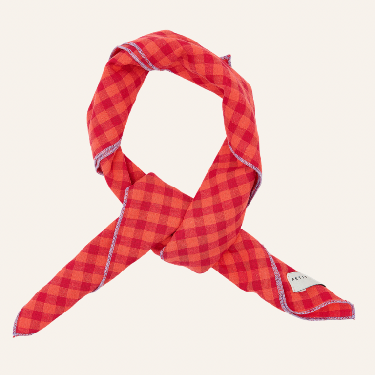 Petit Blush Petit Blush scarf - Check red
