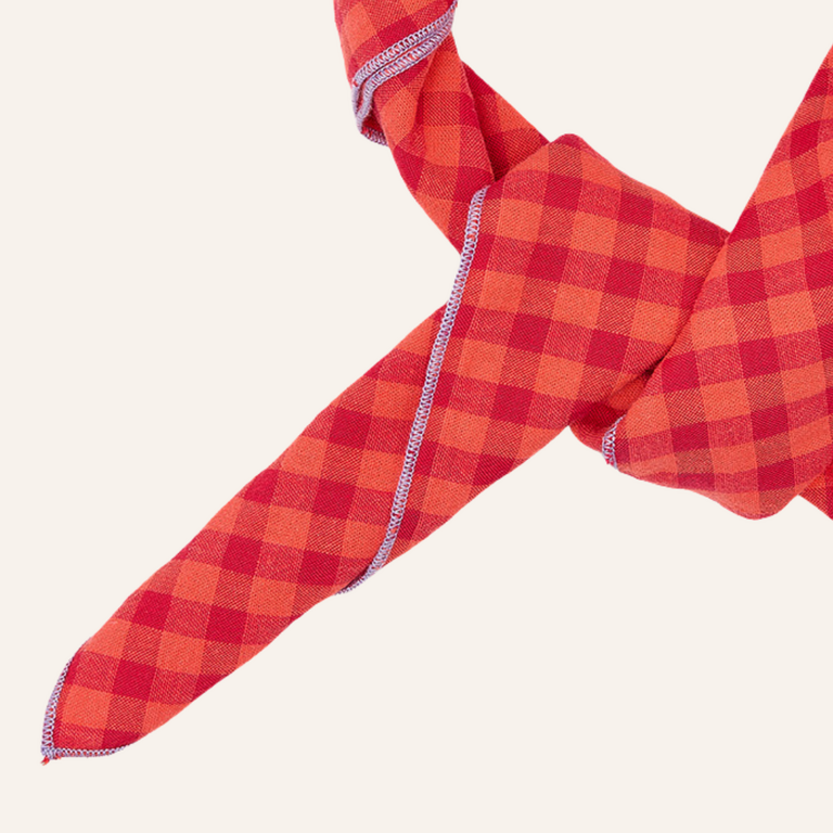 Petit Blush Petit Blush scarf - Check red