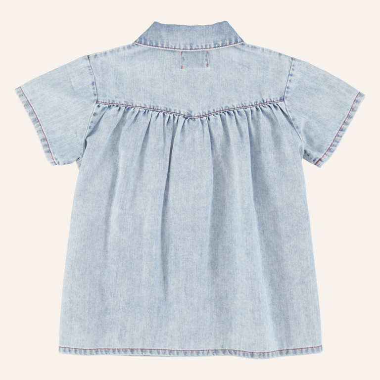 Piupiuchick Piupiuchick Short dress | Blue light denim