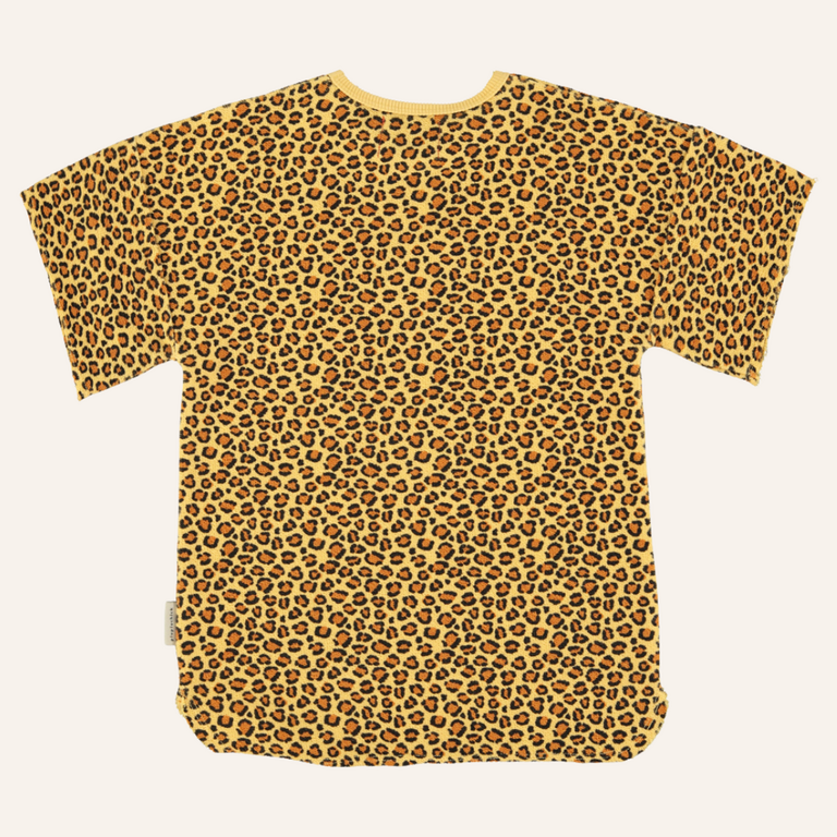 Piupiuchick Piupiuchick T-shirt dress | Mustard animal print