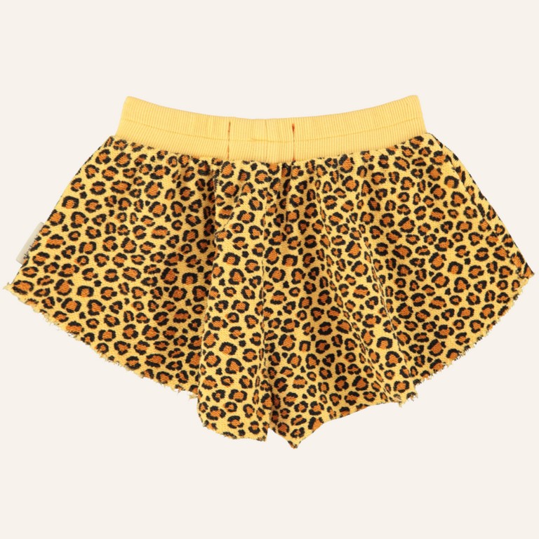 Piupiuchick Piupiuchick Shorts | Mustard animal print