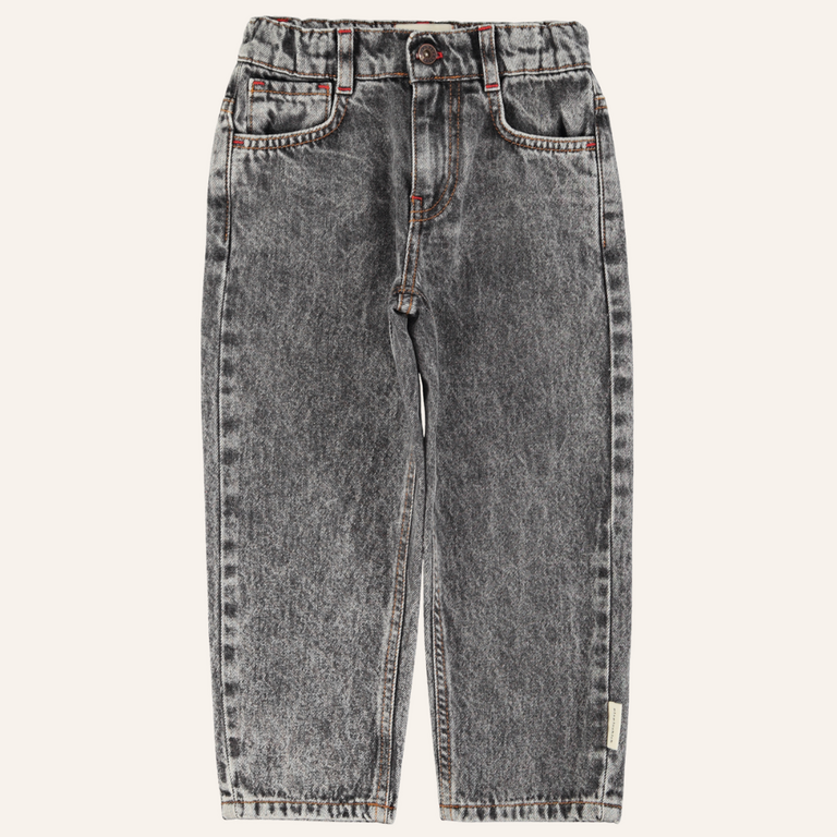 Piupiuchick Piupiuchick Unisex trousers | Washed black denim