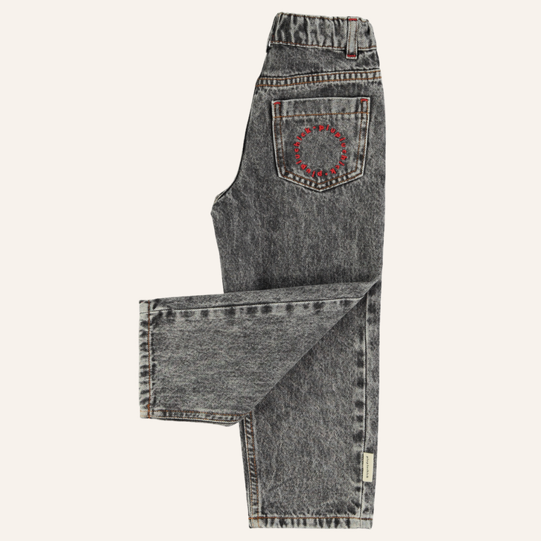 Piupiuchick Piupiuchick Unisex trousers | Washed black denim