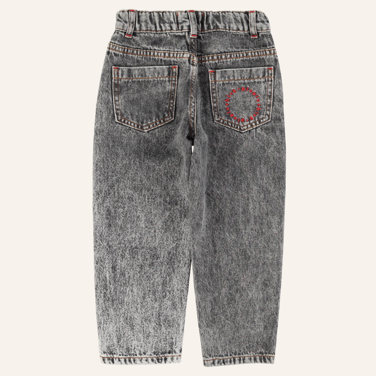 Piupiuchick Piupiuchick Unisex trousers | Washed black denim