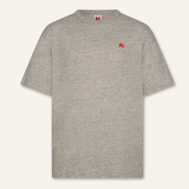 Ao76 Ao76 Silas T-shirt logo - Grey melange