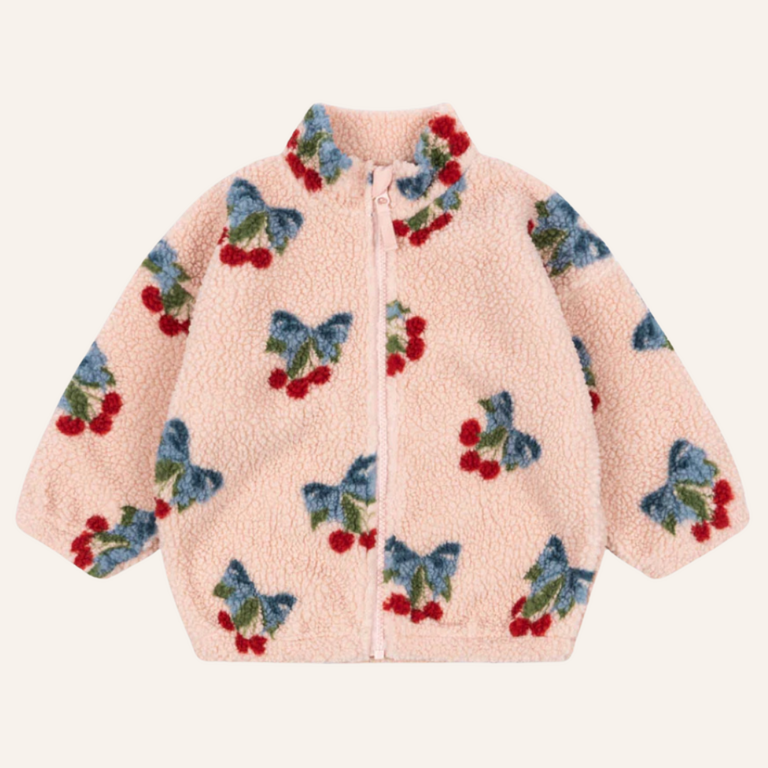 Konges Sløjd Konges Sløjd Jody teddy jacket - Amarena rose
