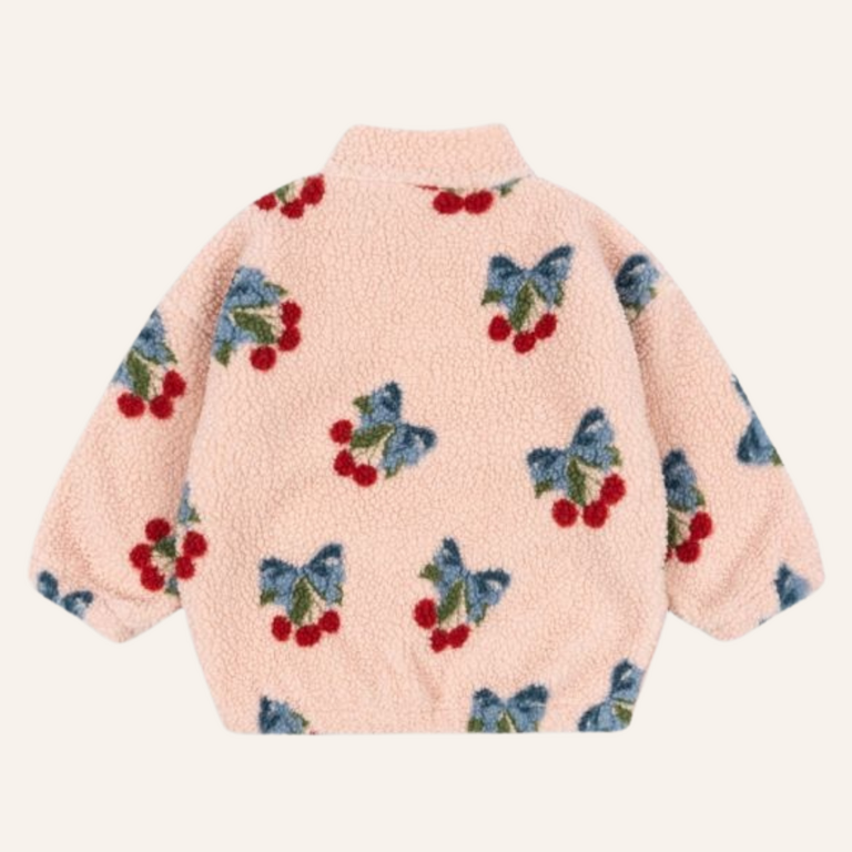 Konges Sløjd Konges Sløjd Jody teddy jacket - Amarena rose