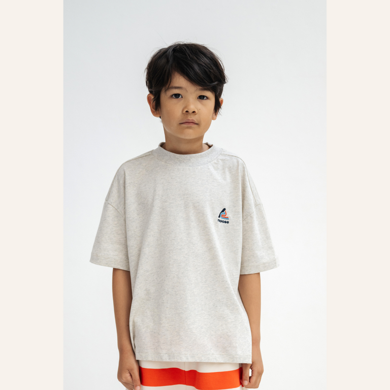 Repose AMS Repose AMS Boxy tee - Light mixed cream