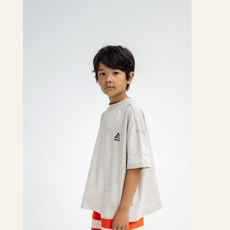 Repose AMS Repose AMS Boxy tee - Light mixed cream
