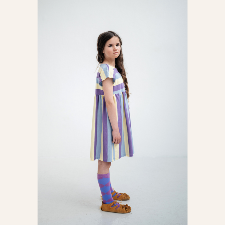 Repose AMS Repose AMS Easy dress - Tricolor block stripe