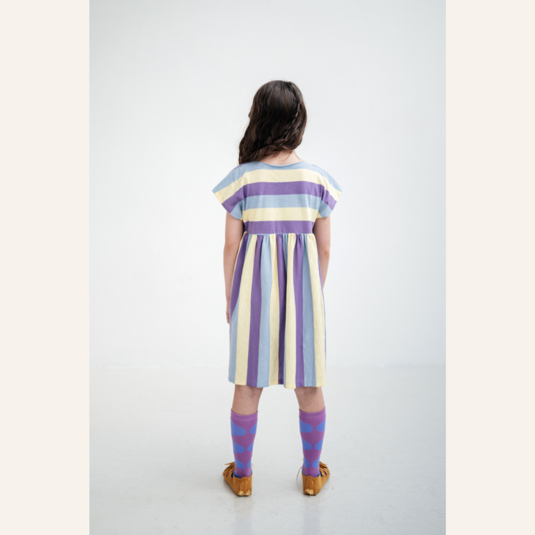 Repose AMS Repose AMS Easy dress - Tricolor block stripe