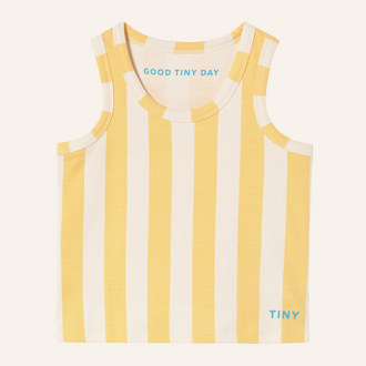Tiny Cottons Tiny Cottons Yellow stripes tank top
