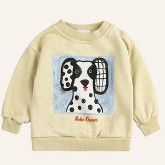 Bobo Choses Bobo Choses Van dog baby sweatshirt