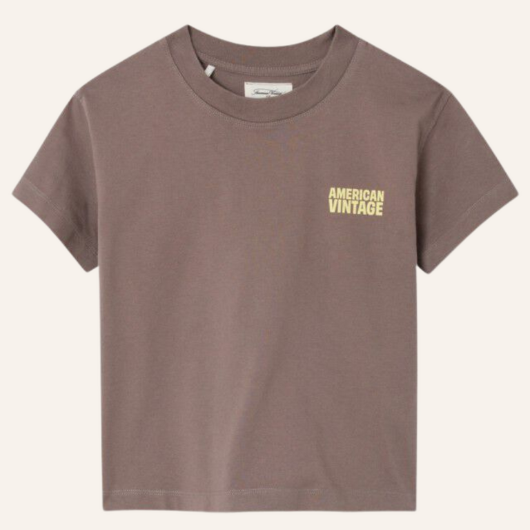 American Vintage AMV Kid Tee-shirt Gixy -  Cendre