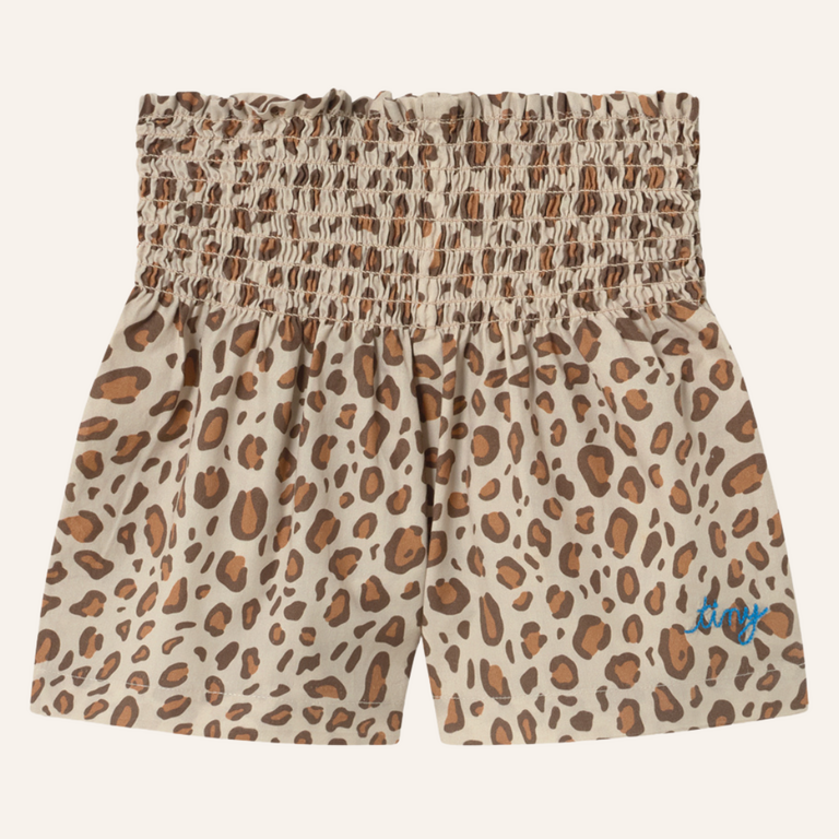Tiny Cottons Tiny Cottons Animal print smock short