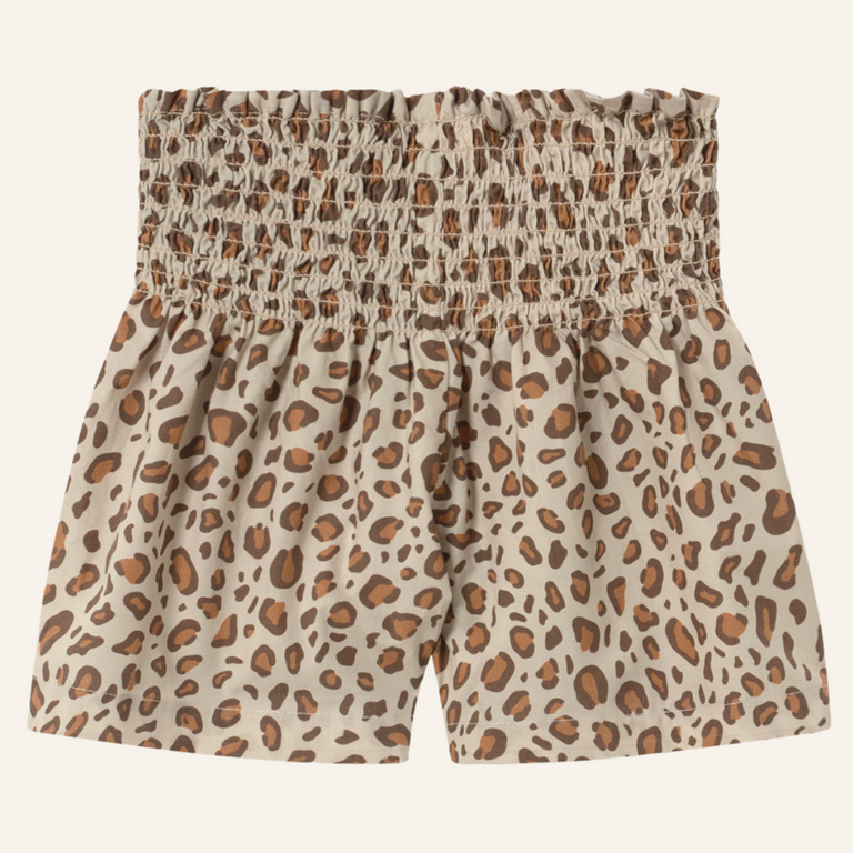 Tiny Cottons Tiny Cottons Animal print smock short