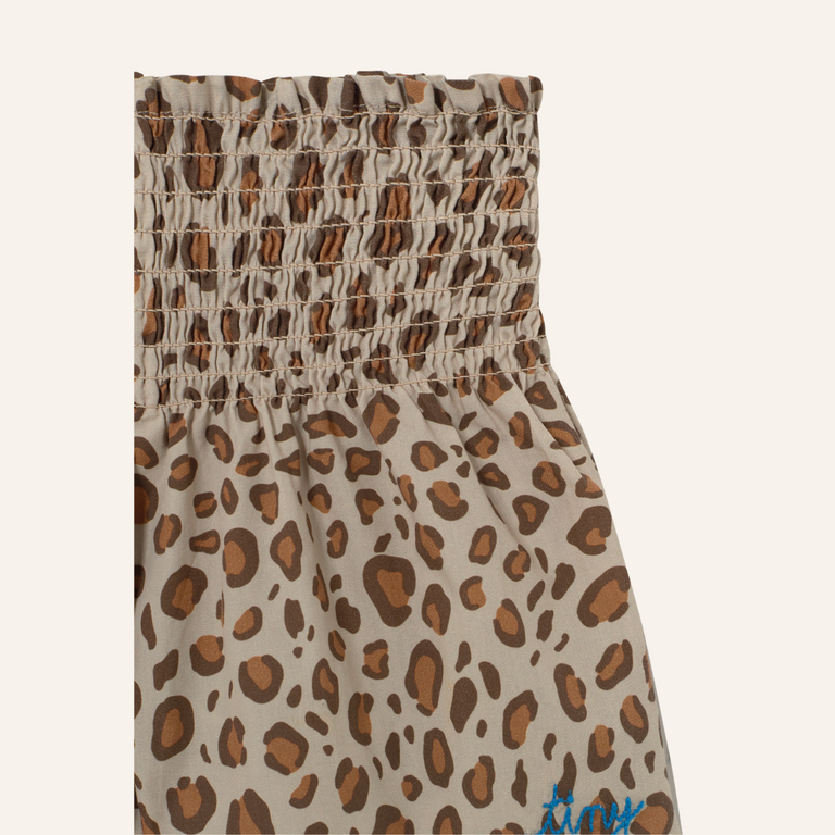 Tiny Cottons Tiny Cottons Animal print smock short
