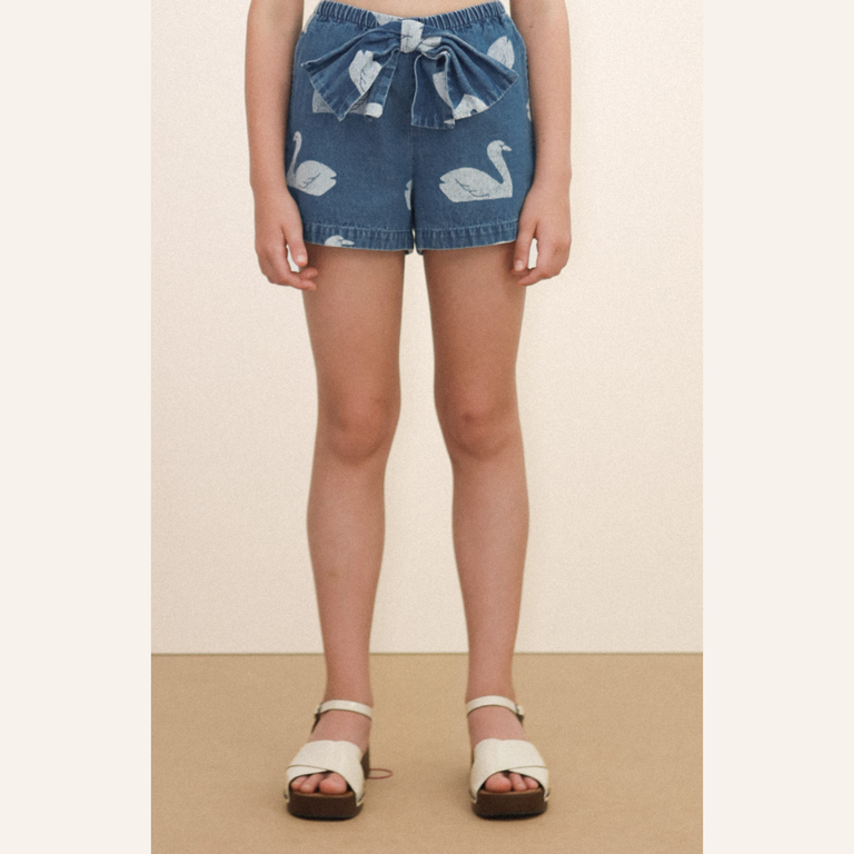 Tiny Cottons Tiny Cottons Big swans shorts