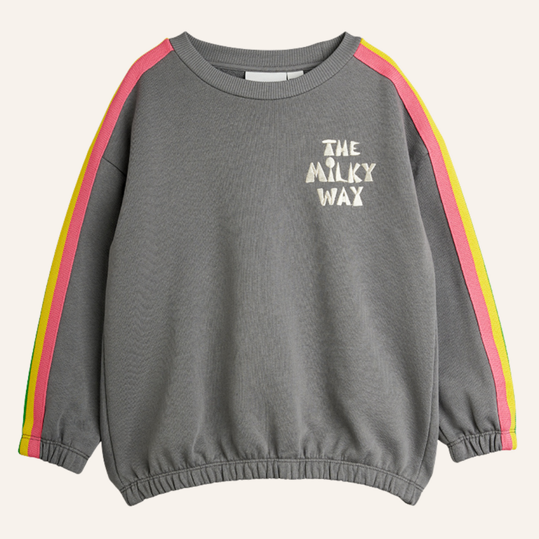 Mini Rodini Mini Rodini Milky way rainbow panel sweatshirt