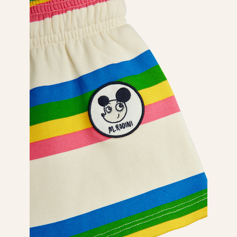 Mini Rodini Mini Rodini Ritzratz stripe sweatshorts