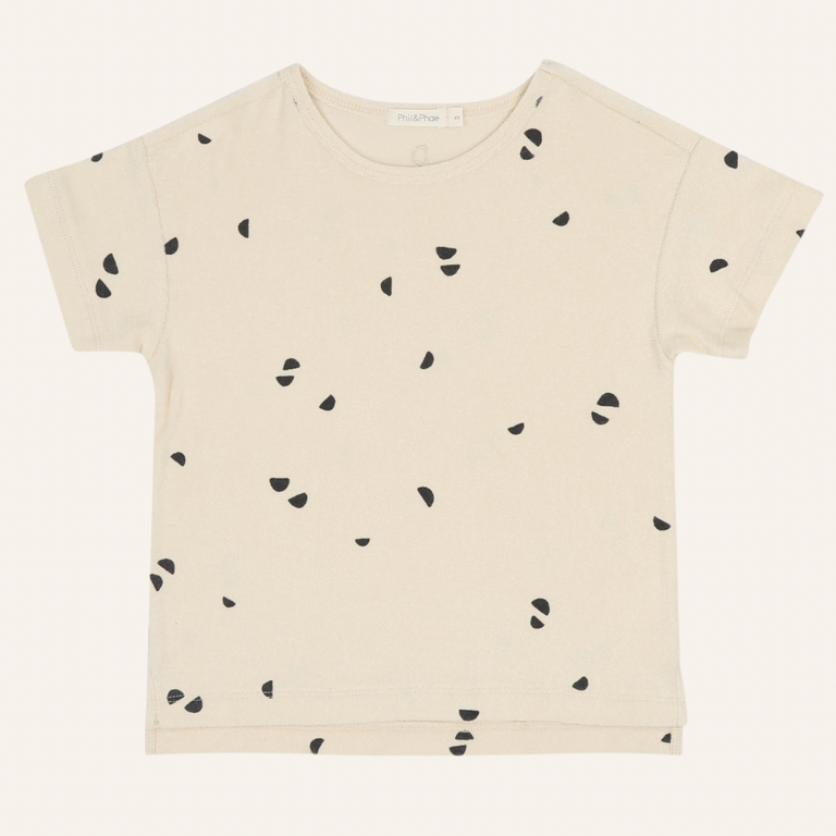 Phil&Phae Phil&Phae Frotte oversized tee - Buttercream