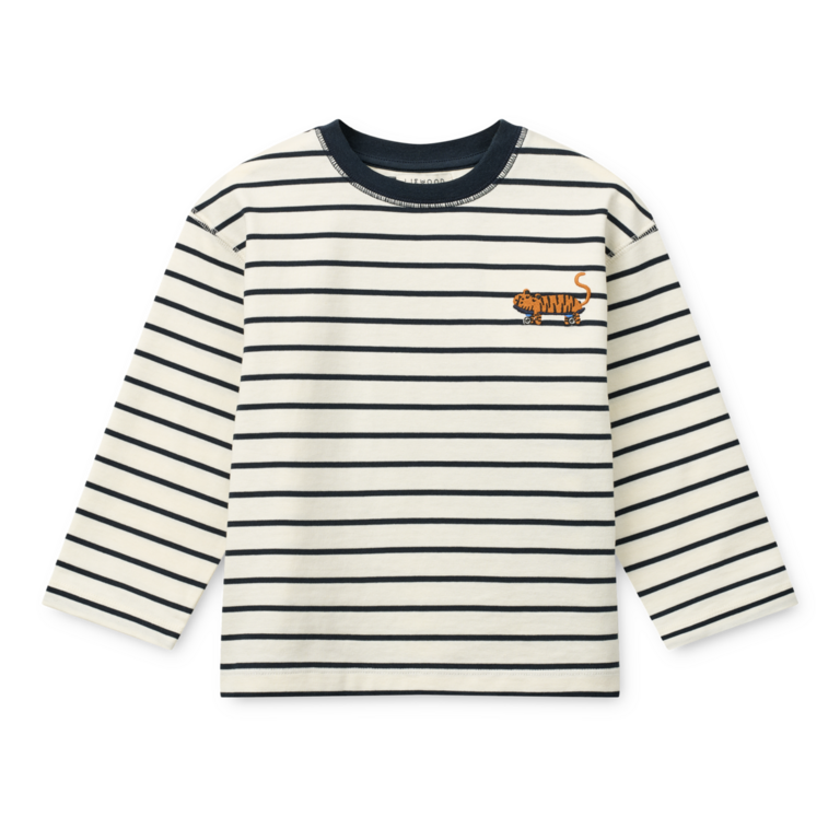 Liewood Liewood Tyler Stripe Longsleeve T-shirt - Classic Navy