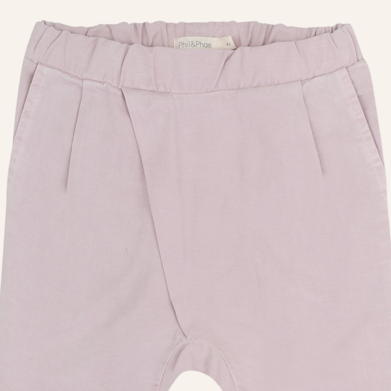 Phil&Phae Phil&Phae Twill fold-over chino - Soft lilac