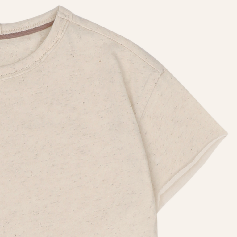 Phil&Phae Phil&Phae Oversized tee linen blend - Natural