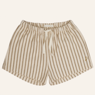 Phil&Phae Phil&Phae Beach shorts stripes - Vintage gold